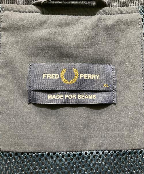 FRED PERRY（フレッドペリー）FRED PERRY (フレッドペリー) BEAMS (ビームス) 別注Zip Blouson / ジャケット・ブルゾン ネイビー サイズ:XLの古着・服飾アイテム