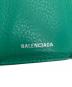 中古・古着 BALENCIAGA (バレンシアガ) ペーパーミニウォレット グリーン サイズ:OneSize：7000円