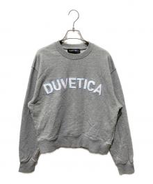 DUVETICA（デュベティカ）の古着「ロゴワッペンスウェット」｜グレー