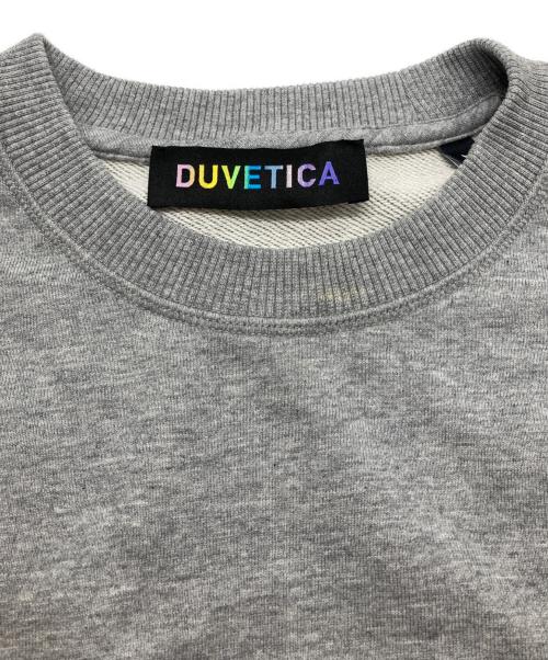 DUVETICA（デュベティカ）DUVETICA (デュベティカ) ロゴワッペンスウェット グレー サイズ:Mの古着・服飾アイテム