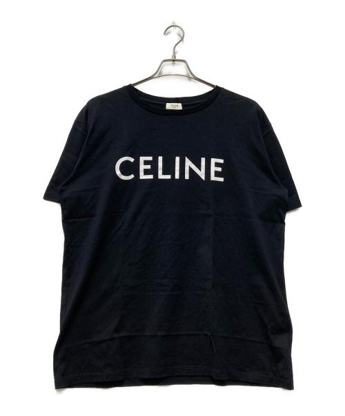 CELINE（セリーヌ）CELINE (セリーヌ) ルーズTシャツ / コットンジャージー ブラック サイズ:Mの古着・服飾アイテム