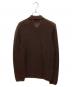 PRADA (プラダ) シアーニットポロシャツ ブラウン サイズ:FREE：10000円