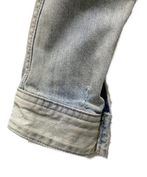 DIESEL（ディーゼル）DIESEL (ディーゼル) ダメージ加工デニムジャケット インディゴ サイズ:Lの古着・服飾アイテム