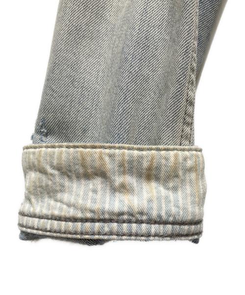 DIESEL（ディーゼル）DIESEL (ディーゼル) ダメージ加工デニムジャケット インディゴ サイズ:Lの古着・服飾アイテム
