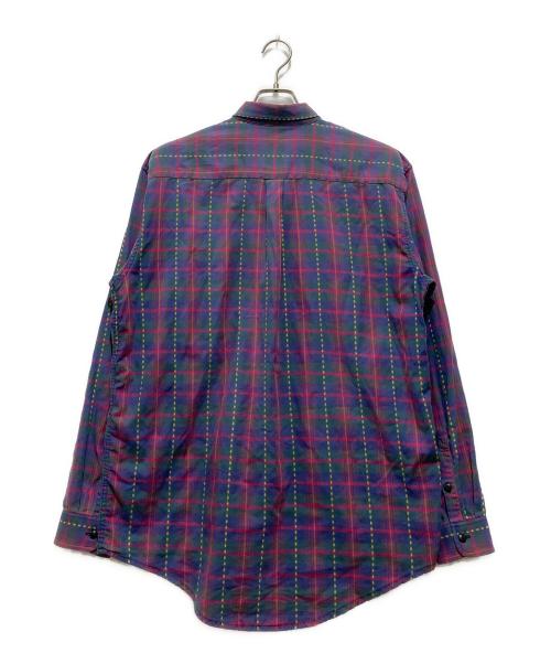Patagonia（パタゴニア）Patagonia (パタゴニア) 90s チェックシャツ パープル サイズ:Mの古着・服飾アイテム