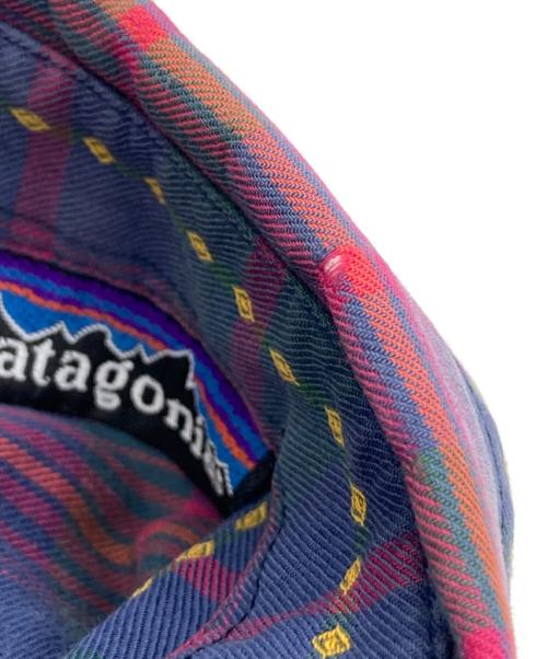 Patagonia（パタゴニア）Patagonia (パタゴニア) 90s チェックシャツ パープル サイズ:Mの古着・服飾アイテム