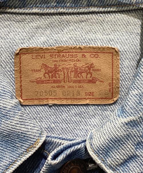 LEVI'S（リーバイス）LEVI'S (リーバイス) 70sスモールe 4th トラッカージャケット ブルー サイズ:38の古着・服飾アイテム