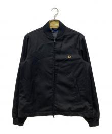FRED PERRY（フレッドペリー）の古着「刺繍ロゴブルゾン」｜ブラック