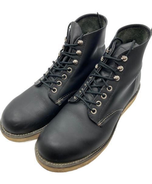 RED WING（レッドウィング）RED WING (レッドウィング) 6-inch Classic Round/6インチ クラシックラウンド ブラック サイズ:7 1/2　Dの古着・服飾アイテム