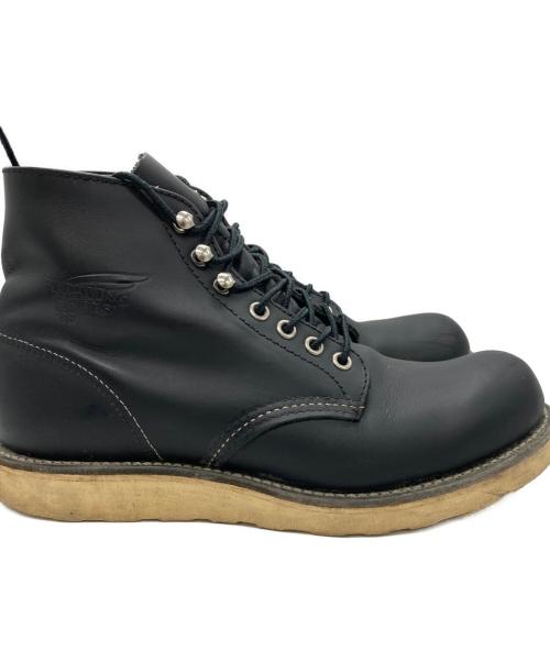 RED WING（レッドウィング）RED WING (レッドウィング) 6-inch Classic Round/6インチ クラシックラウンド ブラック サイズ:7 1/2　Dの古着・服飾アイテム