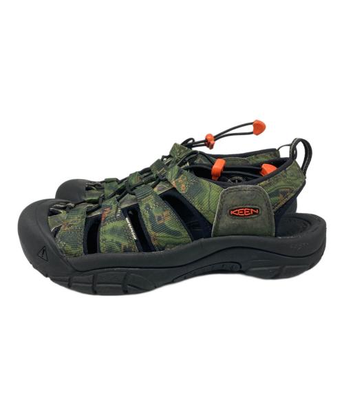 KEEN（キーン）KEEN (キーン) NEWPORT RETRO グリーン サイズ:27cmの古着・服飾アイテム