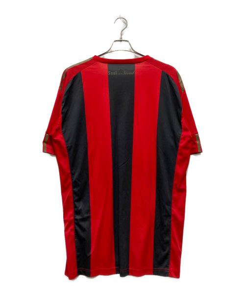 adidas（アディダス）adidas (アディダス) ゲームシャツ レッド サイズ:10の古着・服飾アイテム