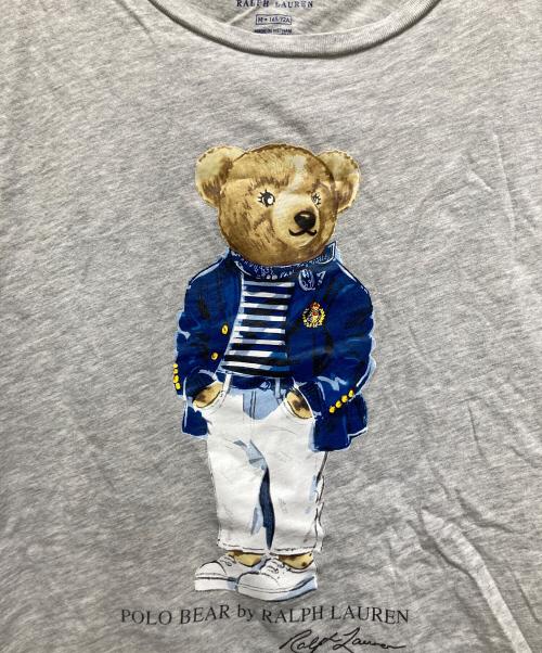 POLO RALPH LAUREN（ポロ・ラルフローレン）POLO RALPH LAUREN (ポロ・ラルフローレン) ポロベアプリントカットソー グレー サイズ:Mの古着・服飾アイテム