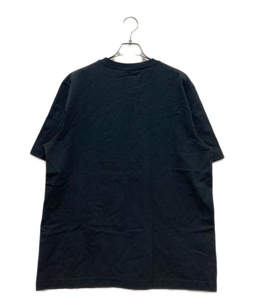 maison kitsune（メゾンキツネ）MAISON KITSUNE (メゾンキツネ) ダブル フォックスヘッド コンフォート Tシャツ ブラック サイズ:Ｓの古着・服飾アイテム