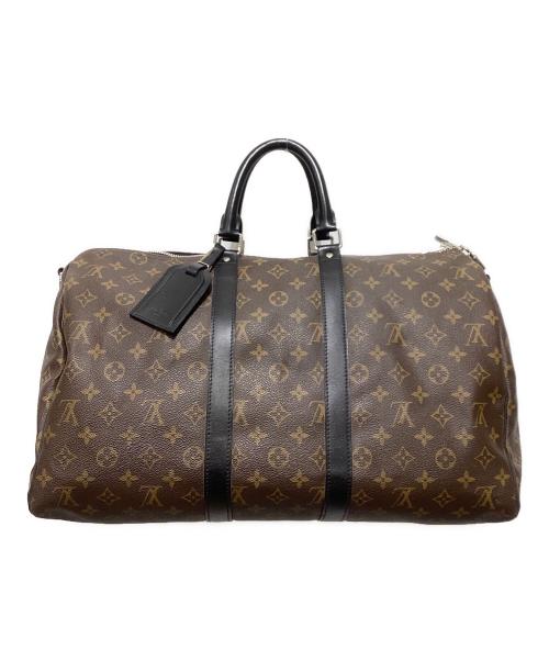 LOUIS VUITTON（ルイ ヴィトン）LOUIS VUITTON (ルイ ヴィトン) キーポル・バンドリエール45 / 2WAYボストンバッグ ブラウン サイズ:OneSizeの古着・服飾アイテム