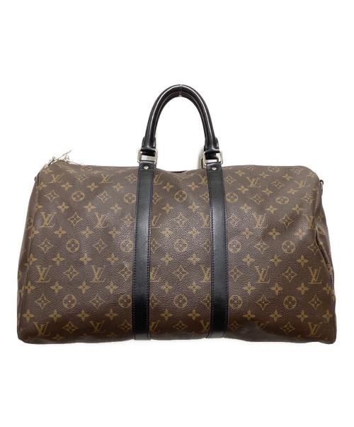 LOUIS VUITTON（ルイ ヴィトン）LOUIS VUITTON (ルイ ヴィトン) キーポル・バンドリエール45 / 2WAYボストンバッグ ブラウン サイズ:OneSizeの古着・服飾アイテム