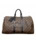 LOUIS VUITTON（ルイ ヴィトン）の古着「キーポル・バンドリエール45 / 2WAYボストンバッグ」｜ブラウン