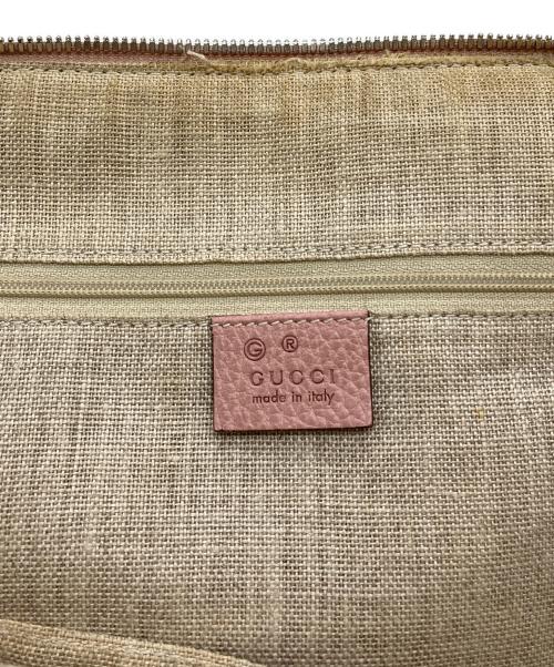 GUCCI（グッチ）GUCCI (グッチ) インターロッキングG  ハンドバッグ ピンクの古着・服飾アイテム