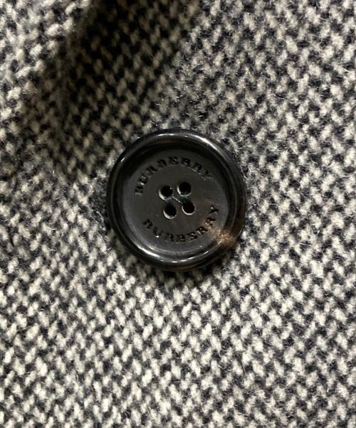 BURBERRY（バーバリー）BURBERRY (バーバリー) ベロア切替 チェスターコート グレー サイズ:52の古着・服飾アイテム