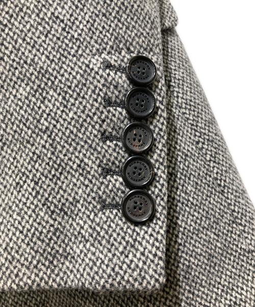 BURBERRY（バーバリー）BURBERRY (バーバリー) ベロア切替 チェスターコート グレー サイズ:52の古着・服飾アイテム