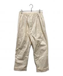 MARGARET HOWELL（マーガレットハウエル）の古着「ドライコットンリネンパンツ」｜ベージュ