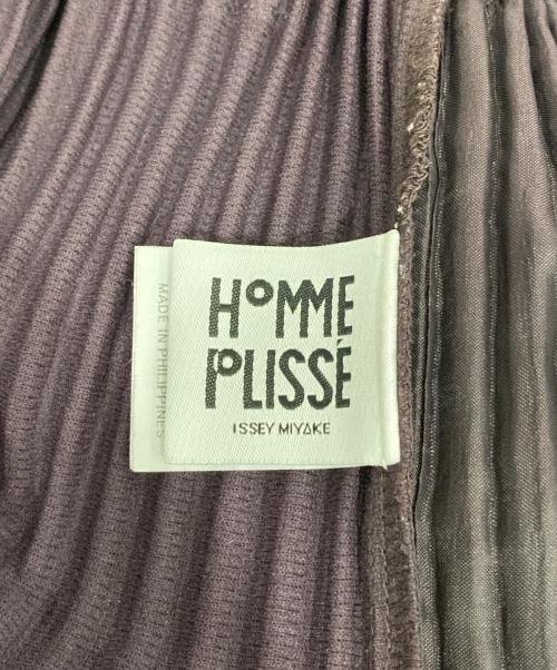 HOMME PLISSE ISSEY MIYAKE（オム プリッセ イッセイ ミヤケ）HOMME PLISSE ISSEY MIYAKE (オム プリッセ イッセイ ミヤケ) 袴プリーツパンツ パープル サイズ:2の古着・服飾アイテム