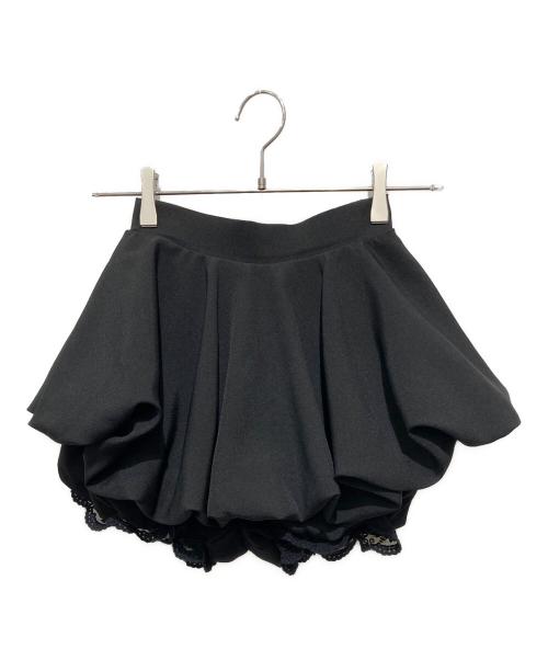 darich（ダーリッチ）Darich (ダーリッチ) ボリュームバルーンミニスカート ブラック サイズ:FREEの古着・服飾アイテム