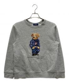 POLO RALPH LAUREN（ポロ・ラルフローレン）の古着「ポロベアプリントスウェット」｜グレー