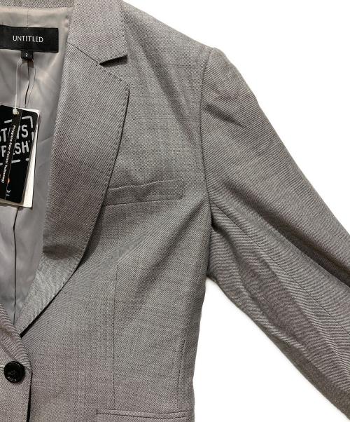 UNTITLED（アンタイトル）UNTITLED (アンタイトル) モンテシャークスキンセットアップスーツ グレー サイズ:2 未使用品の古着・服飾アイテム