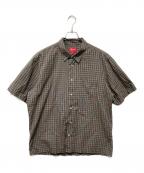 SUPREMEシュプリーム）の古着「Plaid S/S Shirt」｜ブラウン