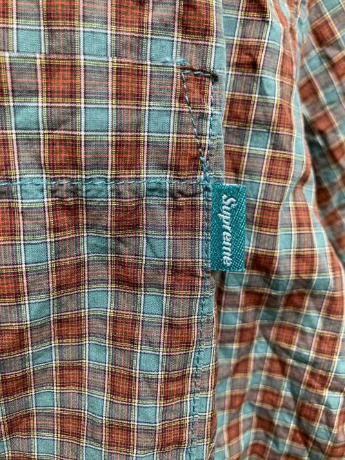 SUPREME（シュプリーム）SUPREME (シュプリーム) Plaid S/S Shirt ブラウン サイズ:XLの古着・服飾アイテム