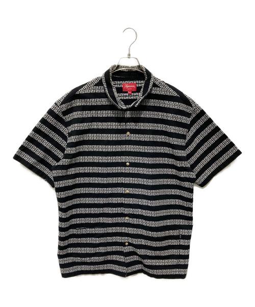 SUPREME（シュプリーム）SUPREME (シュプリーム) Key Stripe S/S Shirt ブラック サイズ:XLの古着・服飾アイテム