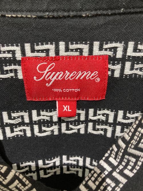 SUPREME（シュプリーム）SUPREME (シュプリーム) Key Stripe S/S Shirt ブラック サイズ:XLの古着・服飾アイテム