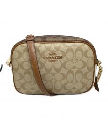 COACH（コーチ）の古着「シグネチャー ショルダーバッグ」｜ブラウン