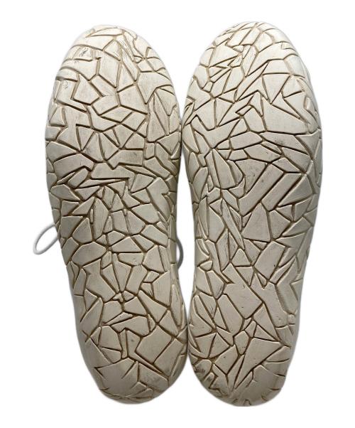 ISSEY MIYAKE MEN（イッセイミヤケメン）ISSEY MIYAKE MEN (イッセイミヤケメン) SPINGLE MOVE (スピングルムーヴ) レザースニーカー ホワイト サイズ:44の古着・服飾アイテム