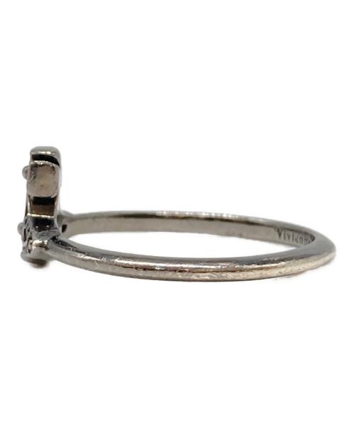 Vivienne Westwood（ヴィヴィアンウエストウッド）Vivienne Westwood (ヴィヴィアンウエストウッド) オーブモチーフナローリング シルバー サイズ:表記無しの古着・服飾アイテム