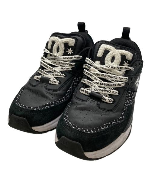 DC（ディーシー）DC (ディーシー) Maison MIHARA YASUHIRO (メゾン ミハラ ヤスヒロ) E.TRIBEKA コラボローカットスニーカー ブラック サイズ:27.5cmの古着・服飾アイテム