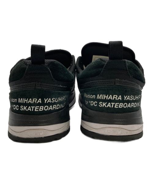 DC（ディーシー）DC (ディーシー) Maison MIHARA YASUHIRO (メゾン ミハラ ヤスヒロ) E.TRIBEKA コラボローカットスニーカー ブラック サイズ:27.5cmの古着・服飾アイテム