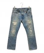 RRLダブルアールエル）の古着「Slim BootCut Denim JAPAN WOVEN SELVIDGE DENIM」｜インディゴ