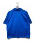stussy (ステューシー) 90s刺繍ロゴ半袖トラックジャケット ブルー サイズ:LARGE：10000円