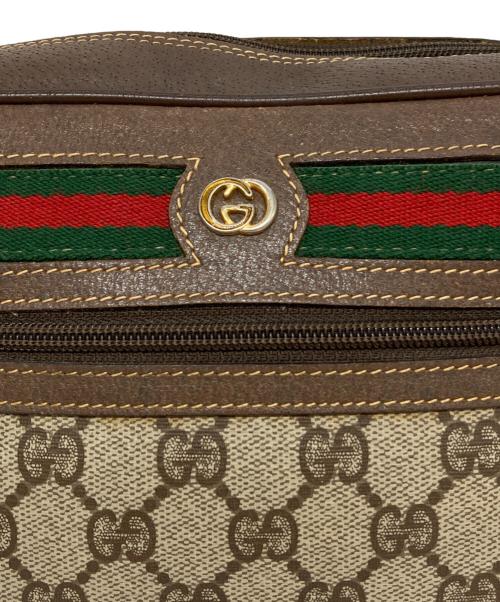 GUCCI（グッチ）GUCCI (グッチ) オールドシェリーラインショルダーバッグ ベージュの古着・服飾アイテム