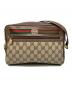 GUCCI（グッチ）の古着「オールドシェリーラインショルダーバッグ」｜ベージュ