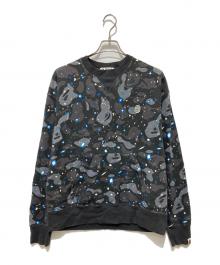 A BATHING APE（アベイシングエイプ）の古着「総柄クルーネックスウェット」｜ブラック