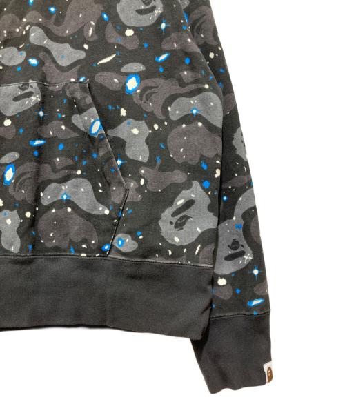 A BATHING APE（アベイシングエイプ）A BATHING APE (アベイシングエイプ) 総柄クルーネックスウェット ブラック サイズ:Lの古着・服飾アイテム