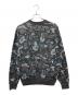 A BATHING APE (アベイシングエイプ) 総柄クルーネックスウェット ブラック サイズ:L：15000円