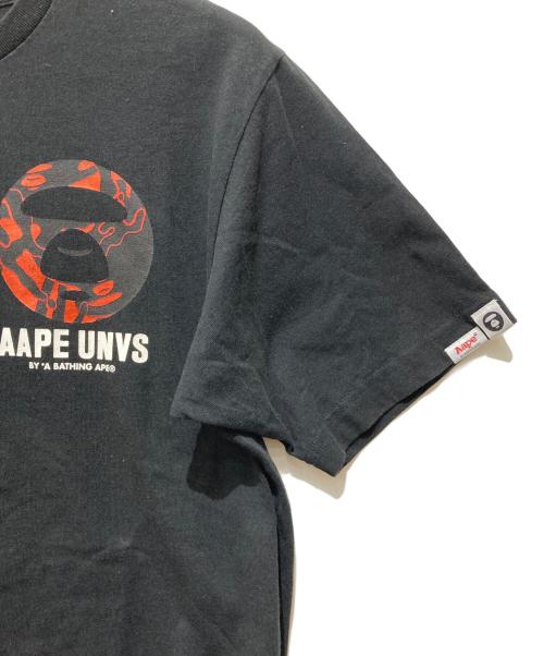 A BATHING APE（アベイシングエイプ）A BATHING APE (アベイシングエイプ) バックプリントロゴTシャツ ブラック サイズ:Mの古着・服飾アイテム