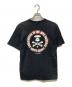 A BATHING APE (アベイシングエイプ) バックプリントロゴTシャツ ブラック サイズ:M：6000円
