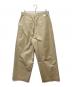 DARKPARK (ダークパーク) Daniel Wide Leg Trousers ブラウン サイズ:50 未使用品：30000円