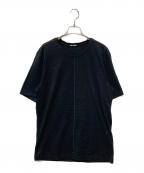 ISSEY MIYAKEイッセイミヤケ）の古着「半袖クルーネックカットソー」｜ブラック