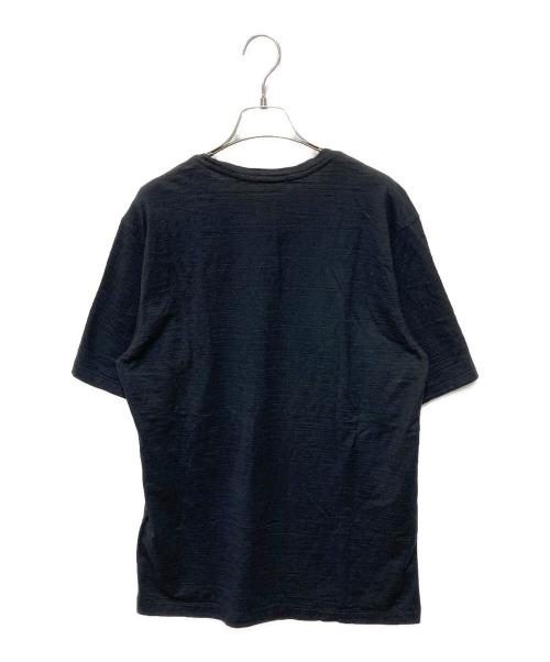 ISSEY MIYAKE（イッセイミヤケ）ISSEY MIYAKE (イッセイミヤケ) 半袖クルーネックカットソー ブラック サイズ:4の古着・服飾アイテム